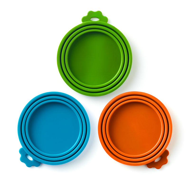 Can Lids silicone food grade 3 piece - Can Covers, Can Lid, Cat Food Top, Cat Food Can Covers Lids, Dog Food Can Covers Lids, Cat Food Lid Covers - Earthy Horizon - BeesActive Australia