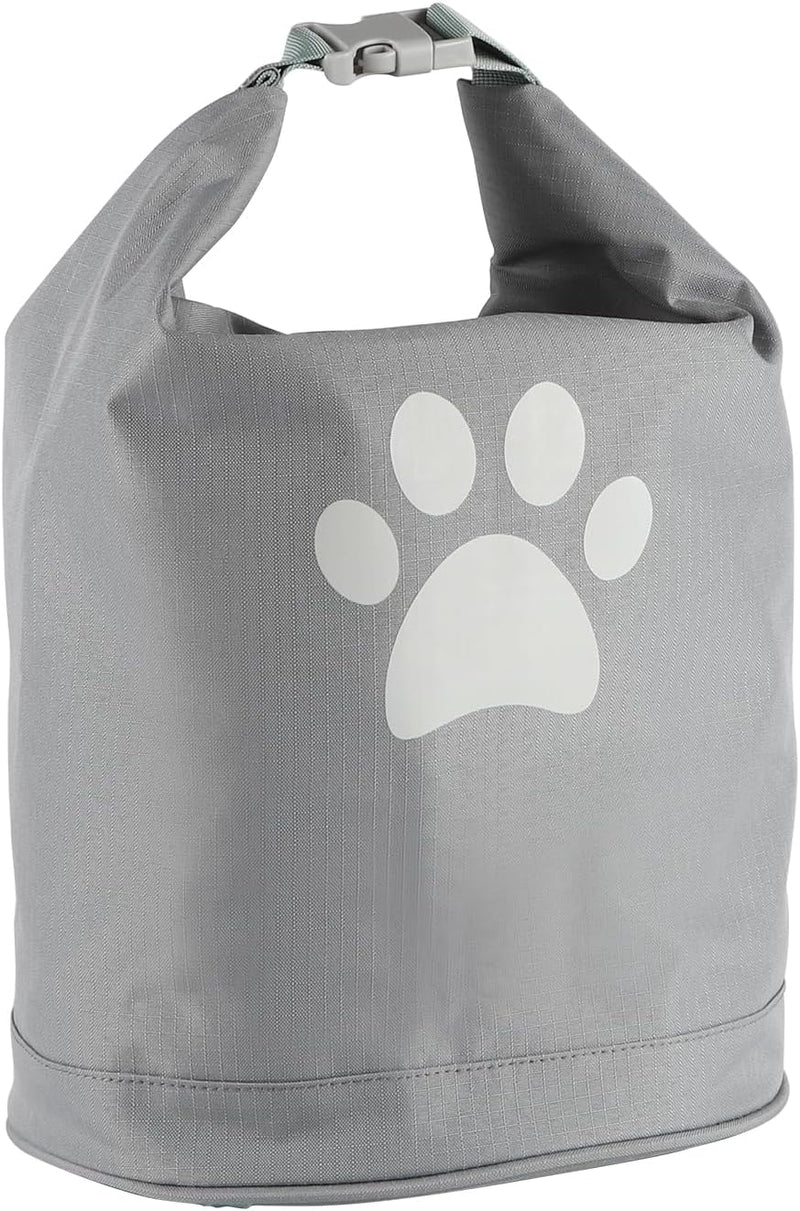 Travel Dog Food Container 10Lbs,Dog Food Travel Bag,Waterproof Dog Food Bag,Reusable Dog Travel Kibble Container,Roll Top Pet Food Bag,Dog Camping Essentials - BeesActive Australia