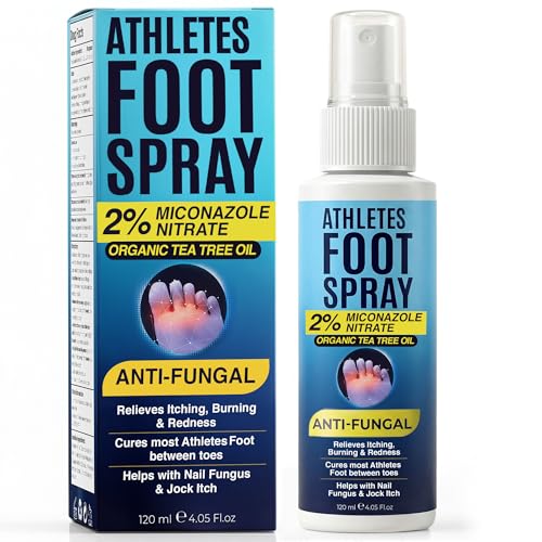 Athletes Foot Spray with Tea Tree Oil Antifungal Treatment for Jock Itch