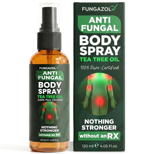 Antifungal Body Spray with Tea Tree Oil for Jock Itch & Athlete's Foot
