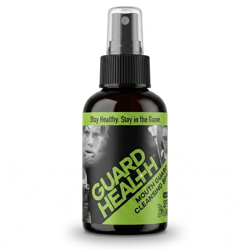 Guard Health Mouth Guard Cleaner for Sport Mouth Guards – Cleans the Yuck in 30 Seconds Clean Label, Healthy Choice, Tastes Great – Compact Oral Hygiene (2 oz) 2 Fl Oz Guard (Pack of 1)