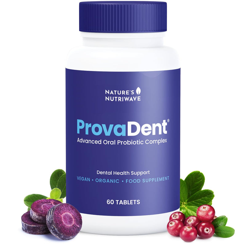 ProvaDent – Botanical Oral Tablets, USA Made – 60 Ct, 1 Month Supply | Oral-care tablets, botanical formula | Made in USA | Chewable daily tablet 60 Count (Pack of 1)