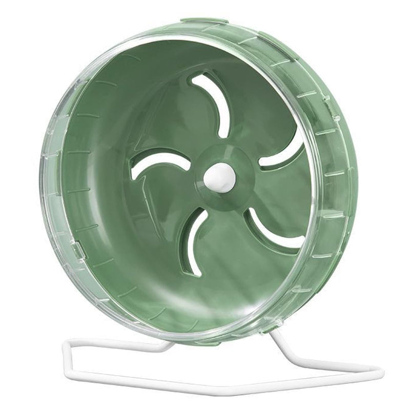 Jeeone Silent Hamster Wheel 7 inch, Hamster Exercise Wheel, Height-Adjustable Hamster Wheel Cage Accessories, Hamster Running Toys Small Animals Exercise Wheels, for Hamster (Green) Green - BeesActive Australia
