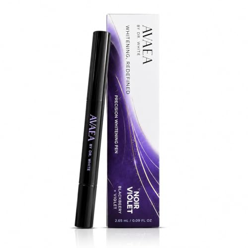 Dr. White’s AVAEA Noir Violet Pap+ Whitening Pen, BlackBerry + Violet