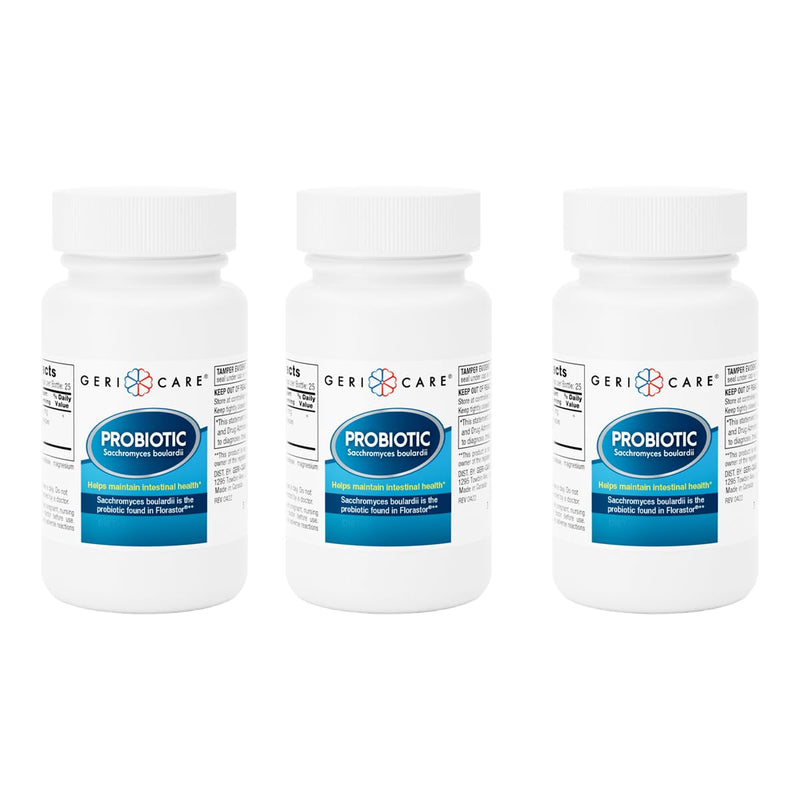 GeriCare Ultimate Probiotic and Digestive Health Supplement - Complete Gut Repair, Probiotics for Women and Men Lactose & Gluten Free - 50 Capsules (3 Pack) 50 Count (Pack of 3)