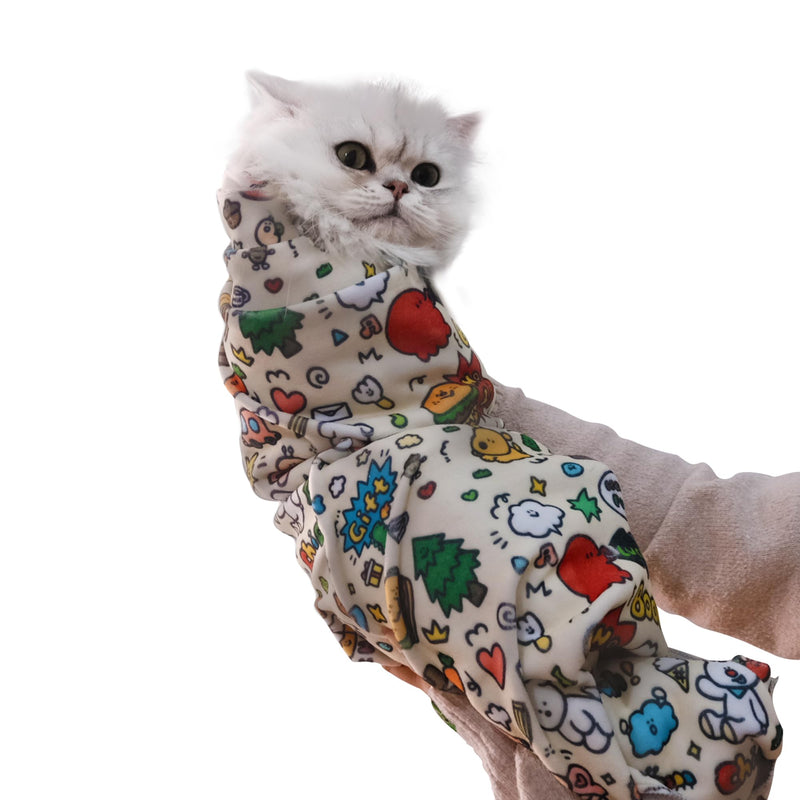 Cat Grooming Wrap Cat Wrap for Cutting Nails Cat Restraint for Nail Clipping Cat Swaddle Wrap Cat Burrito Wrap XL(Within 15lbs) Anti-Scratch Anti-Escape Multifunctional Pet Tool XL-27.6inch (within 15lbs) #A1 - BeesActive Australia