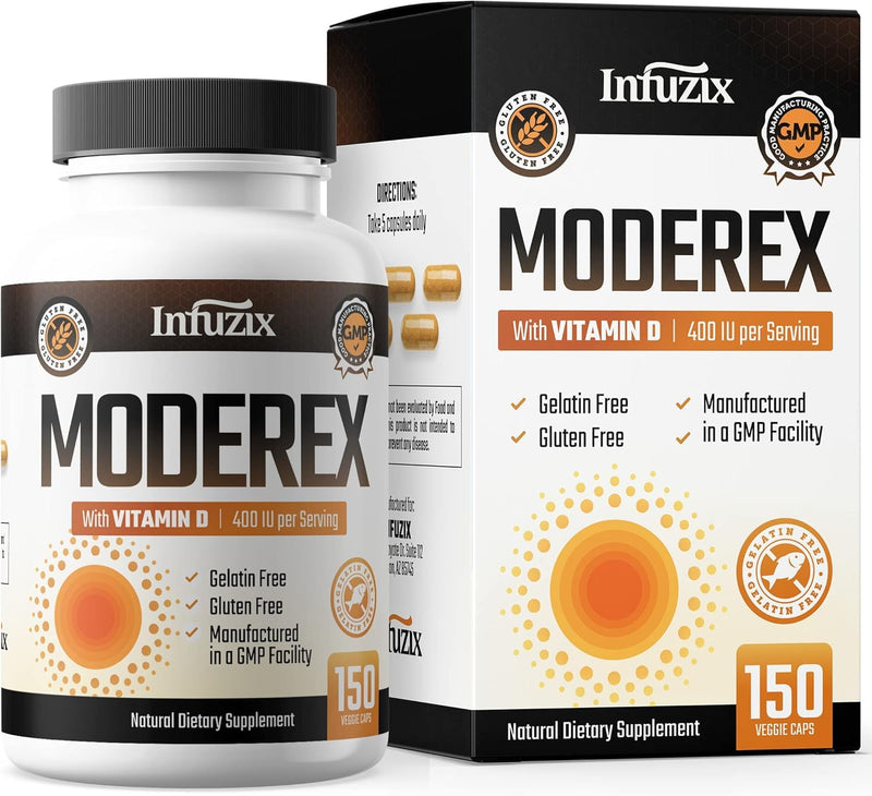 Moderex for Vitiligo – Natural Supplement for Skin Pigment Health & Repigmentation | Works Well with Vitiligo Creams | Best Vitiligo Support for Even Skin Tone & Healthy Pigment Balance