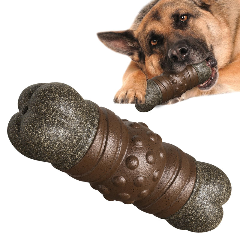 Dog Chew Indestructible Bone Toy for Large Aggressive Chewers Extra-Large Breed Dogs Tough Durable Sturdy Crate Enduring Toys Interactive Boredom Busters Teething Indoor Outdoor Keep Them Busy Gift - BeesActive Australia