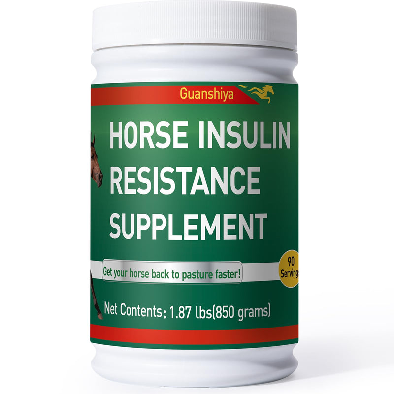 Insulin Resistance Supplement for Horses - Horse Laminitis Treatment-Natural Laminitis Herbal Powder for Sore Feet & Chronic Laminitis, 1.87lb (90-Day Supply) 1.87lb (90-Day Supply) - PawsPlanet Australia