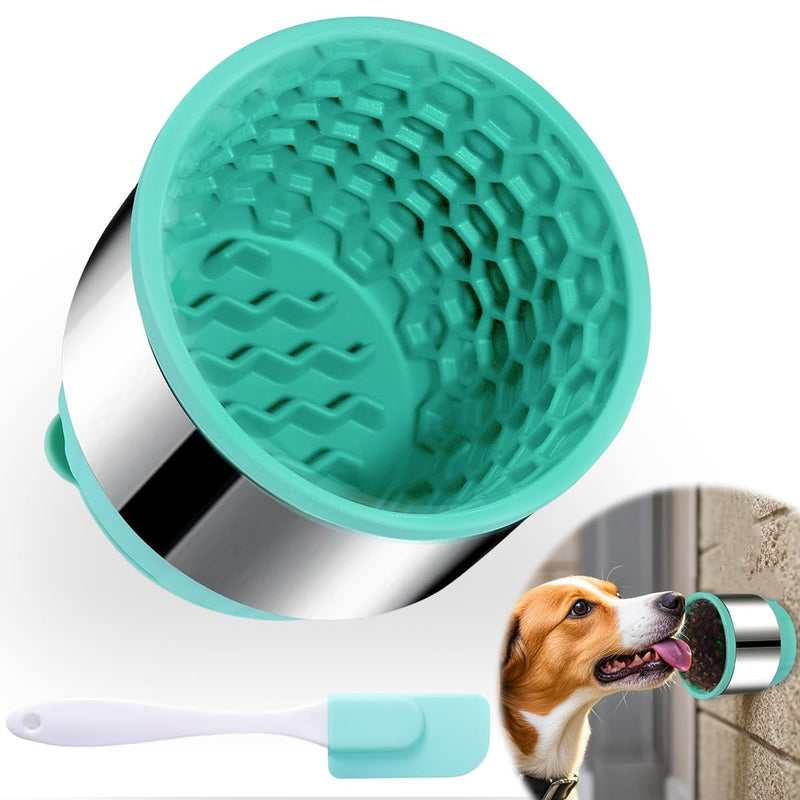 2 in 1 Slow Feeder Dog Bowls - Dog Slow Feeder Bowl with Lick Mat for Double Slowing Down Eating, Silicone Dog Treat Bowls with Non-Slip Suction Cup, Anxiety Relief Feeder Dog Bowls for Large Breed - BeesActive Australia