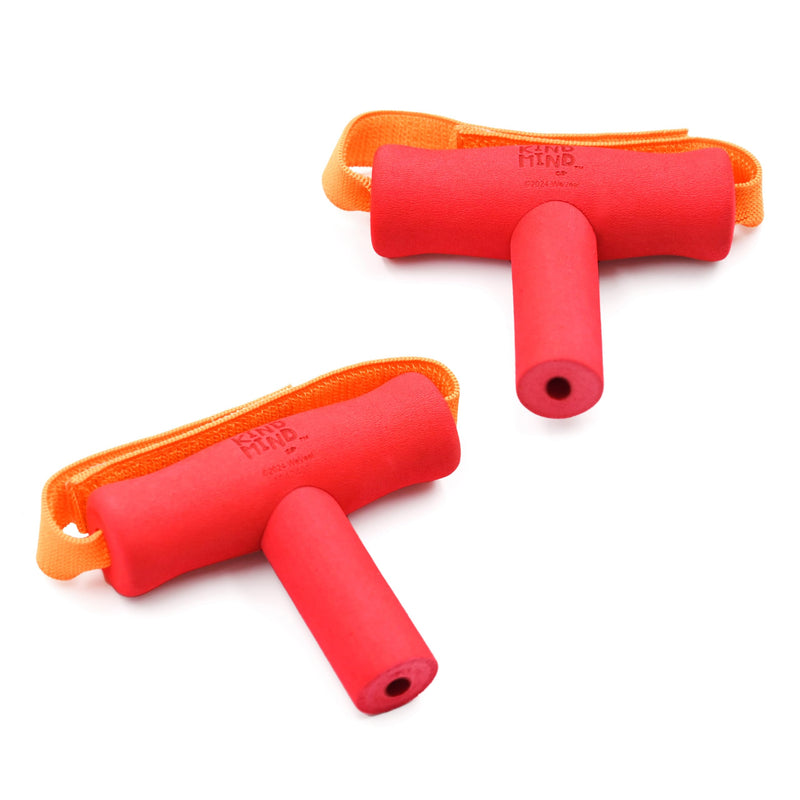 T-Shaped Grip Tools - The Kind Mind Company‚Ñ¢ Adaptive Art, Accessibility Aid for Kids & Adults, Mobility Aid for Painting, Drawing, Gripping - Small, 2-Pack