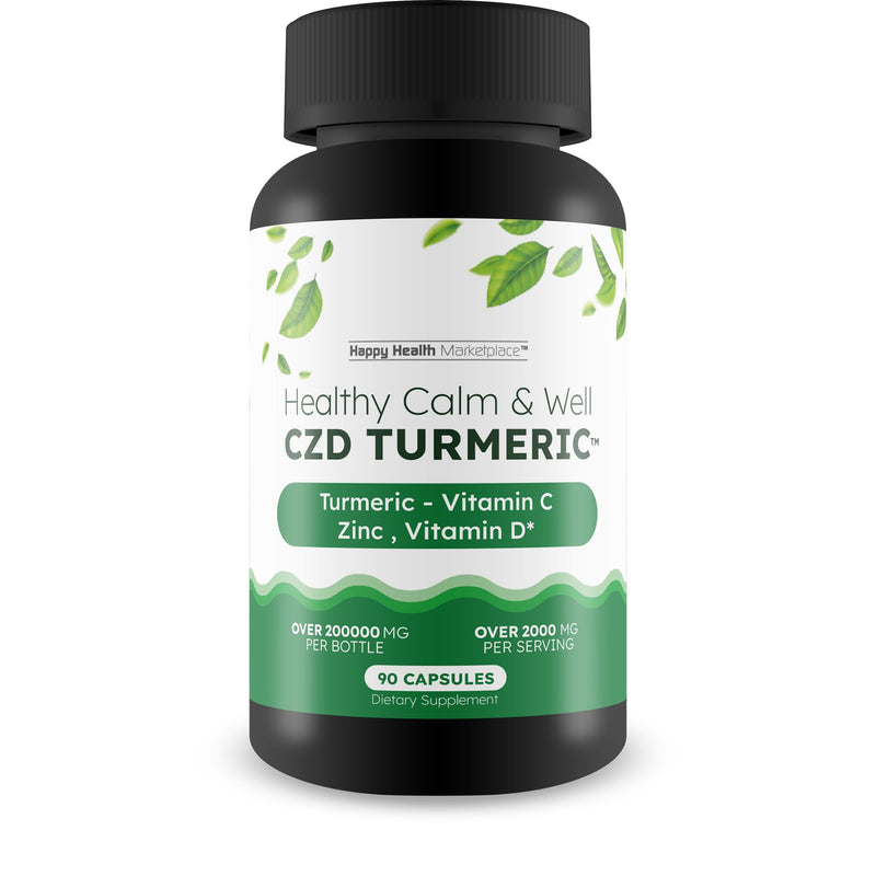 Healthy Calm & Well CDZ Gummies Capsules - Our Best CDZ Supplement Vitamin C D and Zinc - Turmeric Vitamin C D Zinc Magnesium - Our Best Calmwell Cdc Gummies Capsules Zinc Vitamin C Vitamin D Turmeric