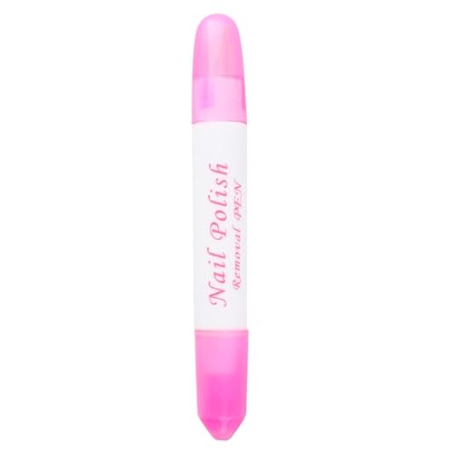 1Pc Nail Erase Pen Removable Head Nails Polish Cleaning Plastic Manicure Corrector Pens for Manicure Fingernail Home Salon Use Nails Polish,Foot, Hand and Nails Care Nail Art Pens (Pink 6g)