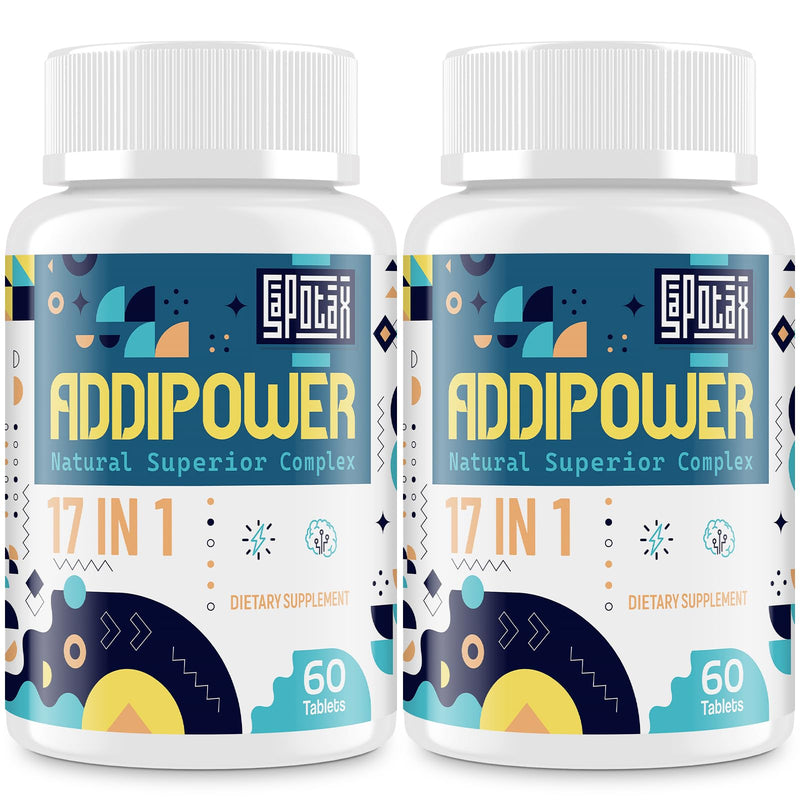 17-in-1 Brain Supplement for Memory and Focus | Nootropic Brain Supplement for Mental Clarity, Concentration, Alertness | Natural Nootropics with Herbal Extracts, Vitamins & Amino Acids (120 Tablets) 60 Count (Pack of 2)