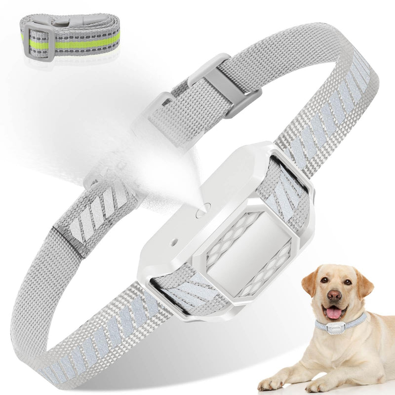 Citronella Bark Collar [No Spray Refill] Spray Dog Training Collar, Safer Citronella Dog Bark Collars, Humane Spray Bark for L/M/S Dogs IP65 Waterproof Dog Spray Bark Collar (Grey) Grey - BeesActive Australia