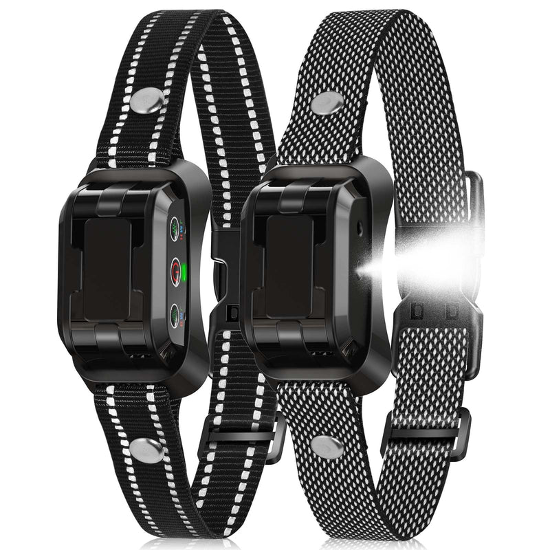 Citronella Bark Collar 2 Pack [No Citronella Refill] Citronella Dog Collar, Level 3 Sensitivity Adjustable Citronella Dog Bark Collar, Safer Anti Barking Control Spray Collar for L/M/S Dogs(2 Pack) Black-2 - BeesActive Australia