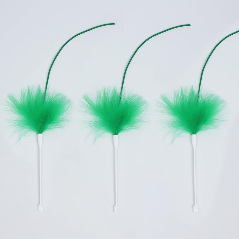 Interactive Cat Toys Replacement Feather Wand for P43 (3 Pcs), Only Accessories - BeesActive Australia