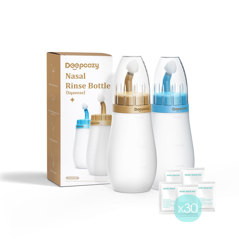 Soft Tip Nasal Wash Bottle 2 Pack - BeesActive Australia
