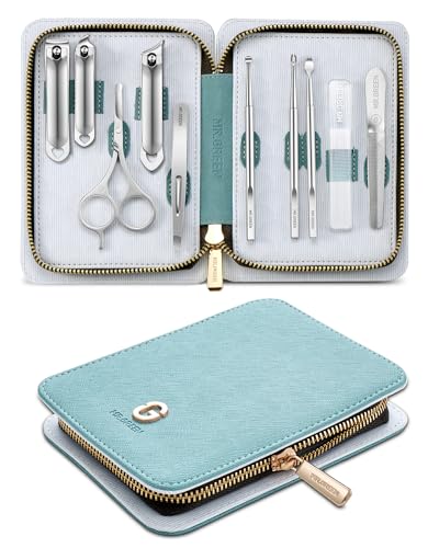 MR.GREEN Manicure Kit 10 in 1, Excellent Quality Nail Clipper Set Nail Kit 10.0