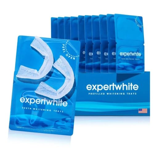Flexfit™ Prefilled Teeth Whitening Trays - Professional Teeth Whitener with 12% Hydrogen Peroxide, Ready-to-Use Dryfit™ Technology, No-Mess Whitening for Sensitive Teeth