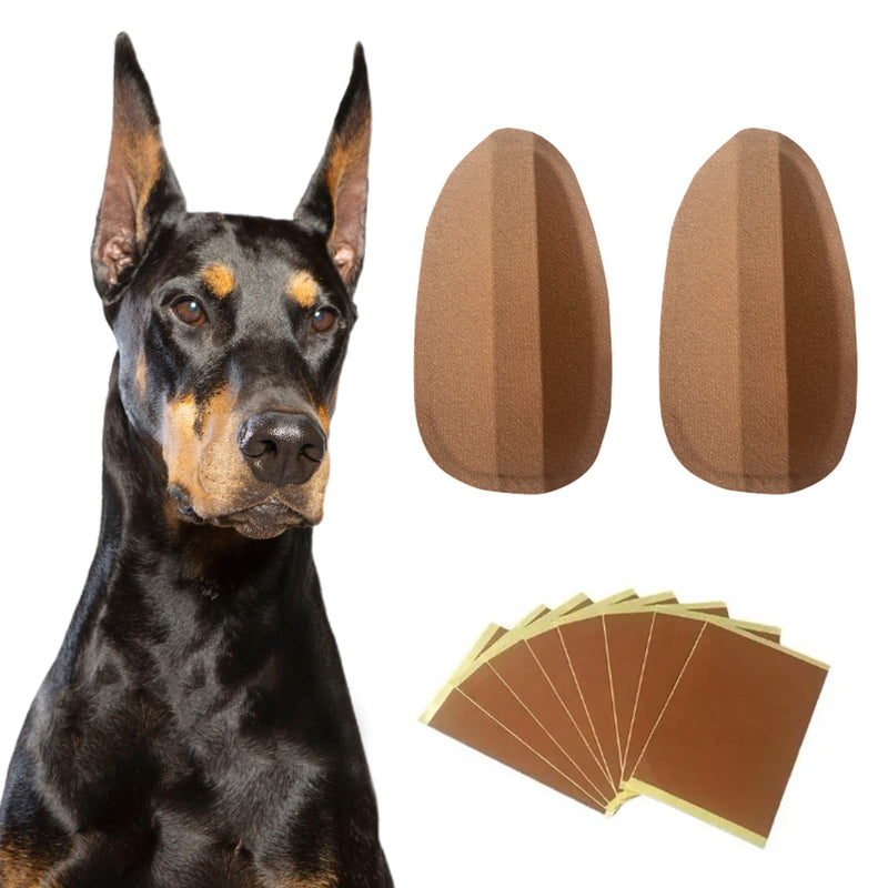 Ejoyous Dog Ear Posting Kit, 1 Pair Dog Ear Support Patch Dog Ears Stand Sticker Ear Fixed Correction Vertical Holder for Corgi Small Doberman (5 * 2.5cm) 5*2.5cm - PawsPlanet Australia