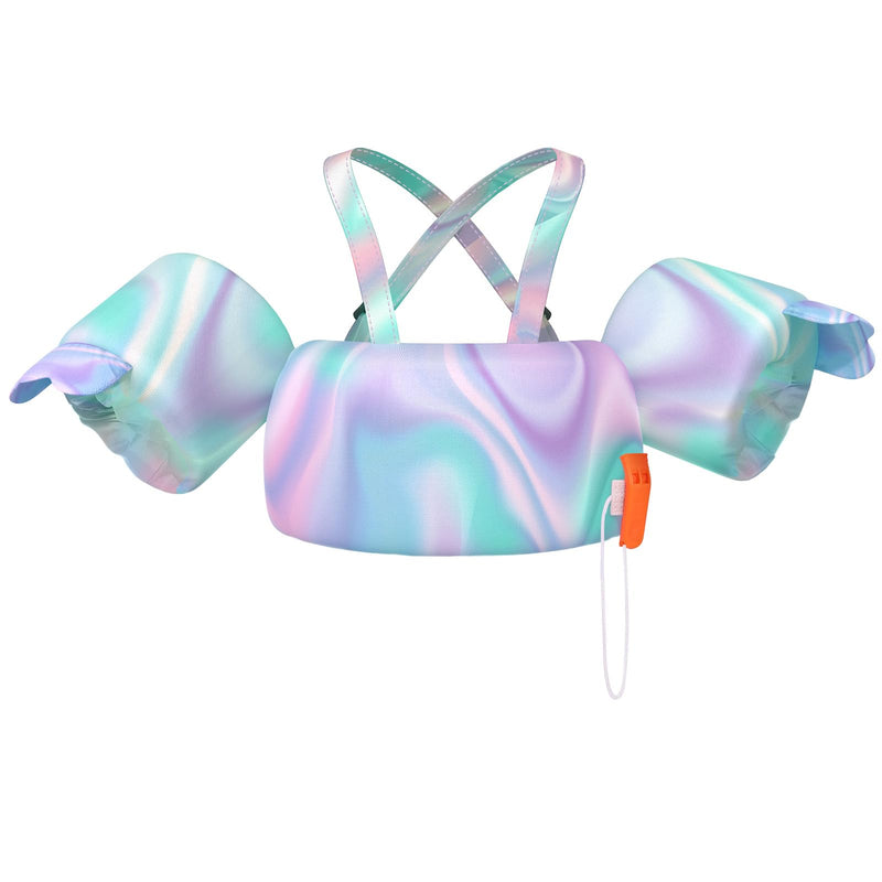 HeySplash Toddler Swim Vest for 22-44 Lbs/22-55 Lbs, Toddler Floatie with Adjustable Safety Shoulder & Back Buckle, Kids Swim Vest with Arm Floaties, Pool & Beach Swim Trainer for Boys Girls G-Purple for kids 22-44 lbs - BeesActive Australia