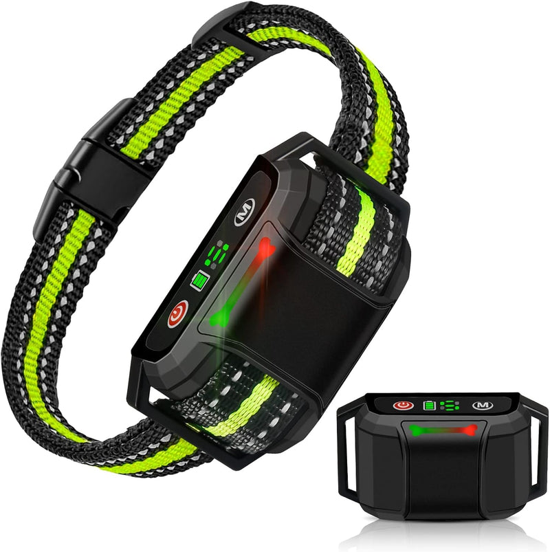 Dog Bark Collar, Rechargeable Smart Anti Barking Collar for Large Medium Small Dogs, No Shock Bark Collarfor Dogs with 5 Sensitivity Levels, Anti Bark Collar with Adjustable Ultrasonic Beep Vibration - BeesActive Australia