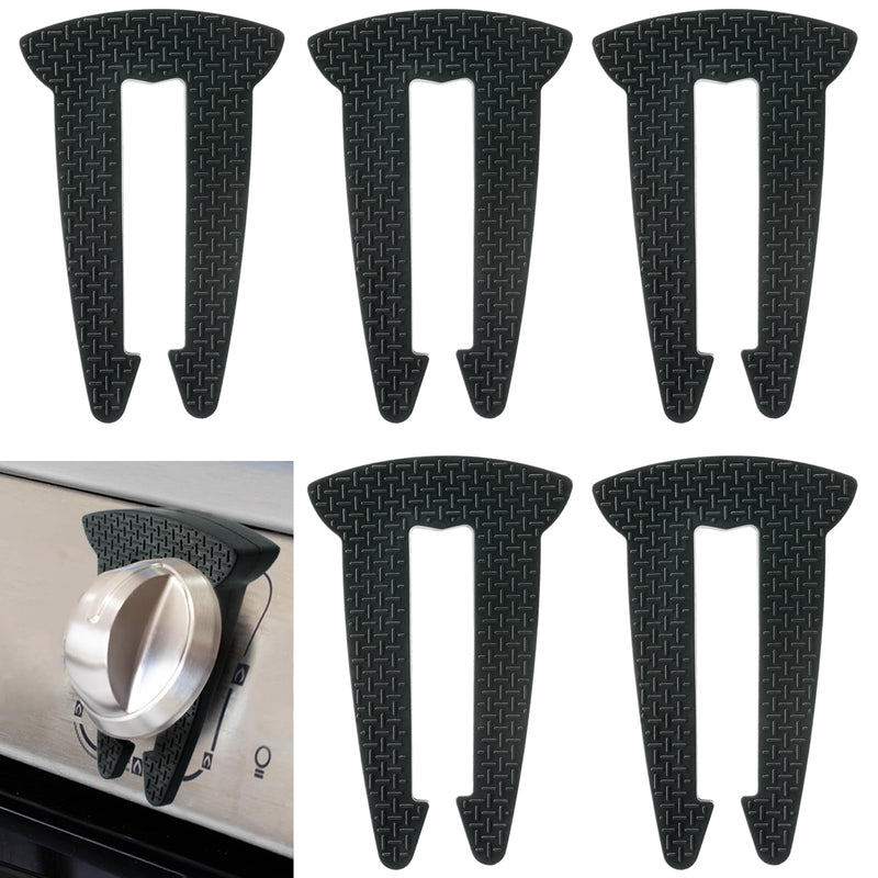5-Pack Gas Stove Knob Locks for Child Safety, Durable Design Knob Safety Covers, Child Proof Oven Knob Locks, Prevent Accidental Touch(Black) - BeesActive Australia