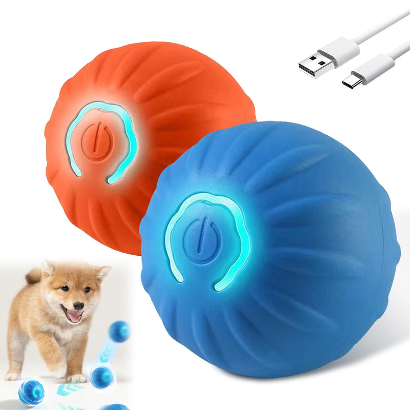 Shaky Ball Toy for Dogs, Shaking Dog Ball, Vibrating Dog Ball,Vibrating Ball for Dogs, Interactive Dog Ball, Automatic Moving Dog Toy Ball for Dogs 2-Pack - BeesActive Australia