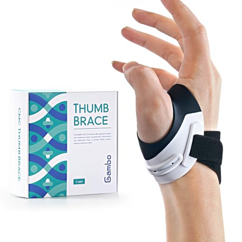 CMC Thumb Brace for Osteoarthritis Tendonitis Relief (Right Hand, Small) Right Hand