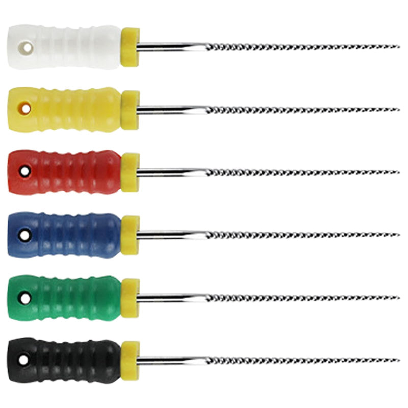 Endodontic Root Canal Hand H Files Stainless Steel Hand Files Pack of 6 (45-80#) 45-80#