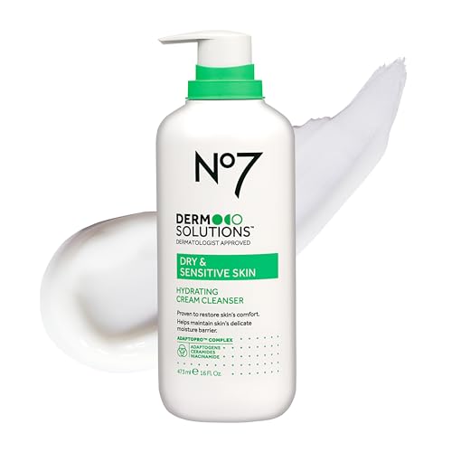 No7 Derm Solutions Hydrating Facial Cleanser, 16 Fl Oz 16 Ounce (Pack of 1)