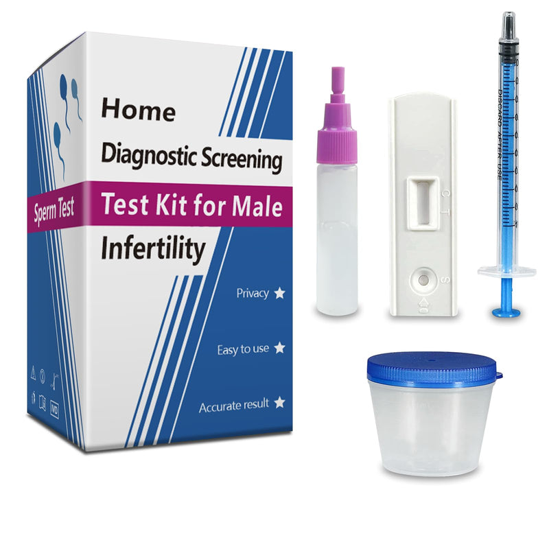 Fertility Home Test Kit for Men-Trak Plus Male Fertility Testing System- Shows Normal or Low Sperm Count- Easy to Read Results-Convenient, Accurate, Private
