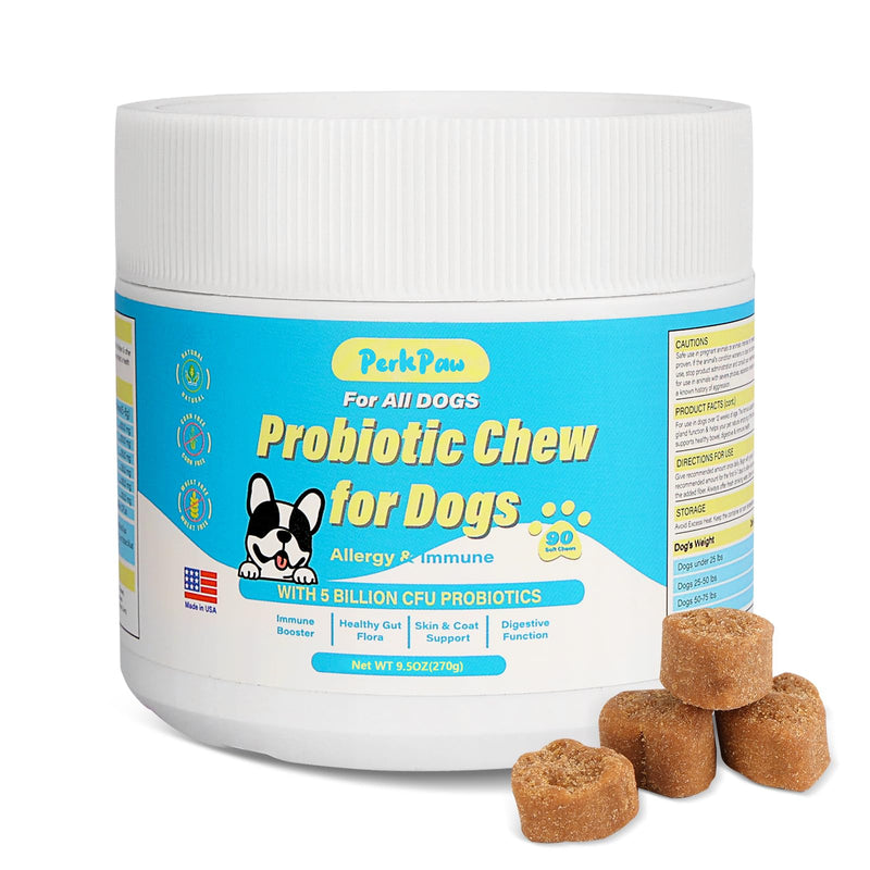 Probiotics for Dogs, Dog Probiotics for Diarrhea & Bowel Support, Digestive Enzymes Promotes Gut Health, Immunity Health & Itch Relief, Prebiotics and Probiotics - BeesActive Australia
