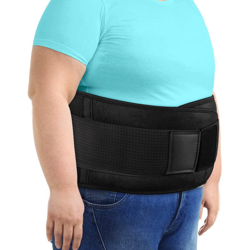 Back Brace for Lower Back Pain - Lumbar Support Belt for Women & Men - Relief Back Pain, Relief for Herniated Disc, Sciatica, Scoliosis 5XL(53"-65") 5X Large