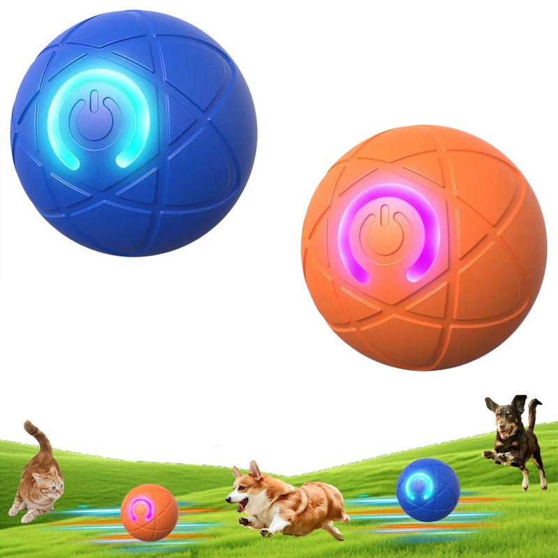 Shake Ball Toy for Dogs, Shake Ball Dog Toy, 2025 New Shaking Dog Ball Toy, Automatic Shake Ball Dog Toy for Small, Medium, and Large Dogs (Orange+Blue) Orange+Blue - BeesActive Australia