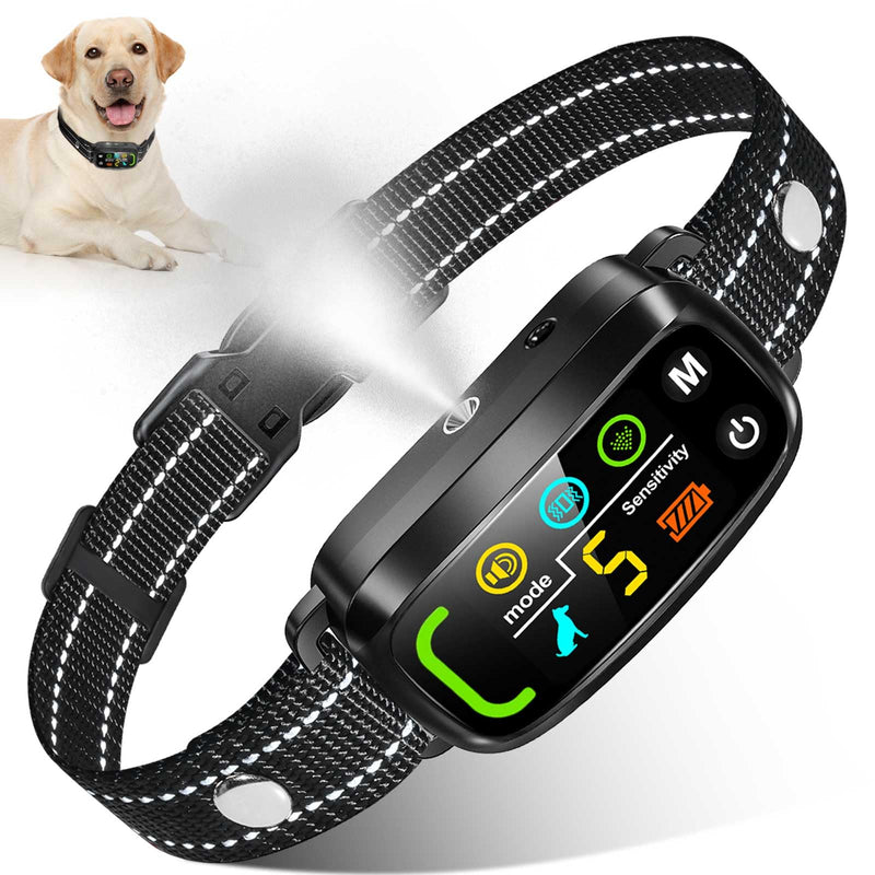 Citronella Bark Collar for Dogs [No Spray Refill] Spray Dog Training Collar, Anti Barking Training Collar with 5 Adjustable Sensitivity Beep Vibration Spray Bark Collar for L/M/S Citronella Dog Collar 1 Pack - BeesActive Australia