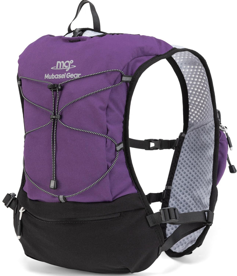 Lightweight Running Vest for Women & Men Hydration Backpack Pack with 1.5L Water Bladder Bag Running Gear Accessories for Hiking Marathon Trail Cycling Purple