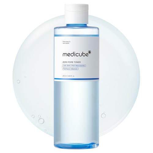 medicube Zero Pore Exfoliating & Hydrating Toner 8.45 Fl Oz (Pack of 1)