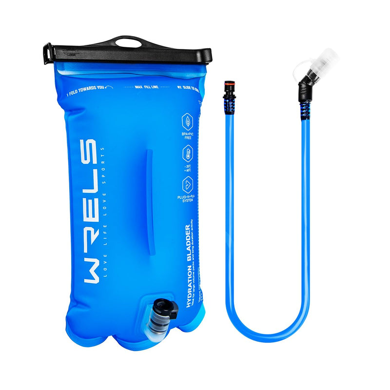 1L/1.5L/2L/3L BPA Free Hydration Bladder,Leakproof TPU Water Bladder for Hiking Backpack,Large Opening Water Reservoir Hydration Pack for Running Cycling Camping 1.5L