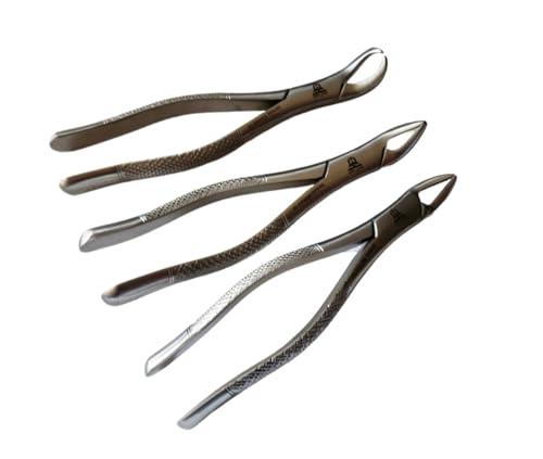 Heavy Duty Dental Extracting Forceps # 150# 151# 23, Apical Forceps, Cowhorn Forceps, Lower Molars, Atraumair - 3 Pcs