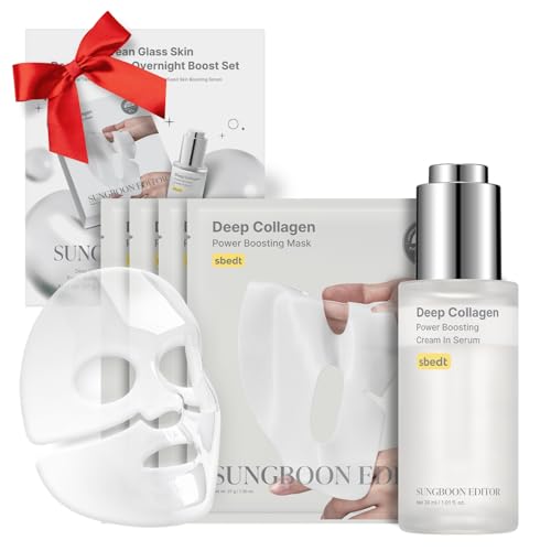 SUNGBOON EDITOR Rejuvenating Combo/Deep Collagen Boost Set(Serum+Mask 4ea)