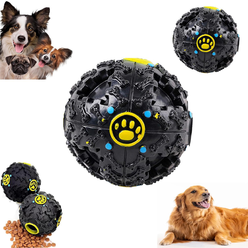 Pawcia Giggle Ball,Pawcia Giggle Sound Dog Ball,Giggle Ball,Giggle Ball for Dogs,Pawcia Giggle Dog Ball,Durable for Small Medium Large Dogs(Black,S) - BeesActive Australia