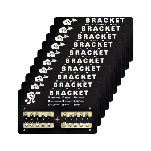 SEAVERRS 200pcs/Pack Mini dental brackets mini roth brackets roth 022 slot bondable,10 pieces per pack 20 pieces per pack. (10 pcs) 10-pcs