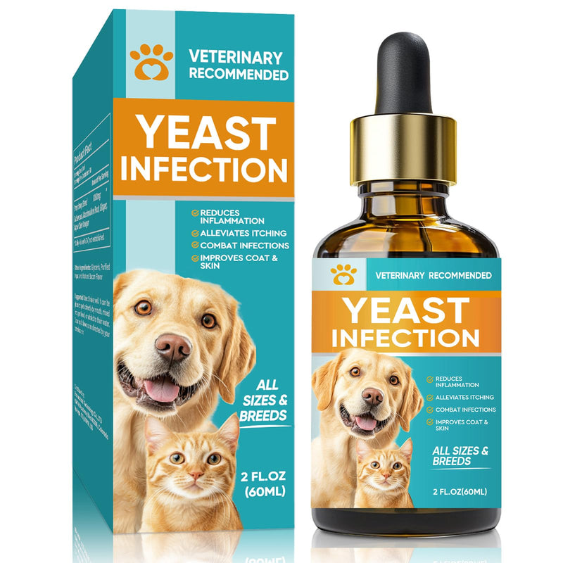 Yeast Infection Treatment for Dogs, Gentle Ear Infection Treatment & Allergy Relief for Dogs, Effectively Soothing Irritation & Itching Discomfort for All Breeds & Size - BeesActive Australia