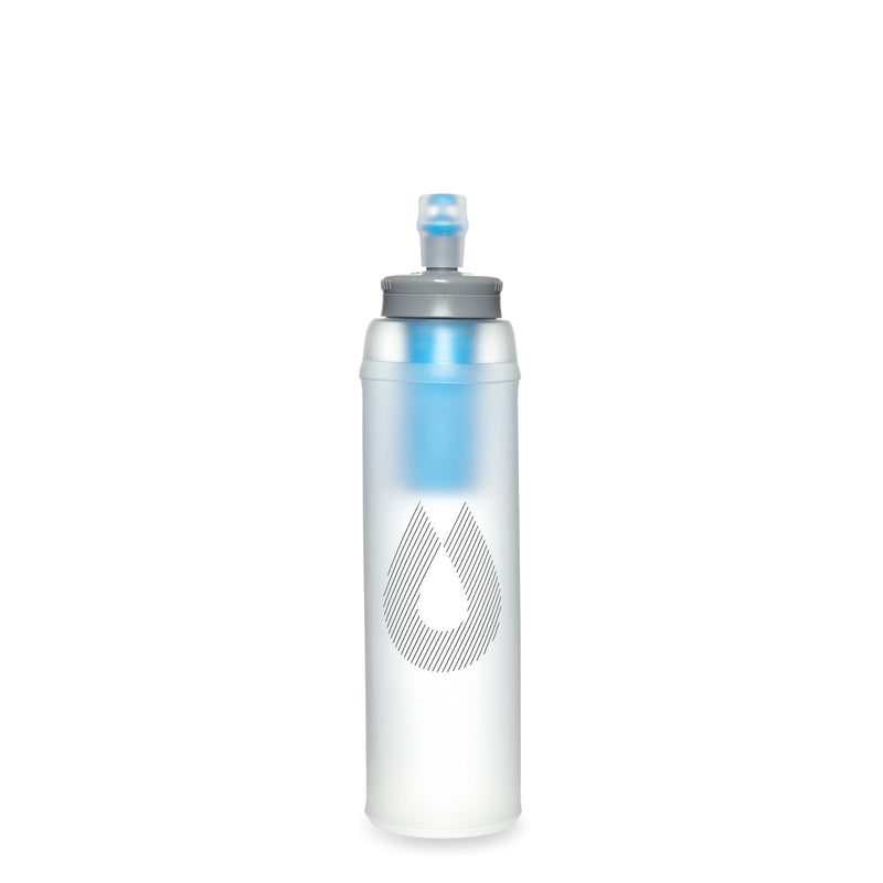 HydraPak UltraFlask+ 500ml - Filtered, Compressible Soft Flask Water Bottle for Hydration Vests and Running Packs with Integrated Water Filter (500ml / 17oz) - BeesActive Australia