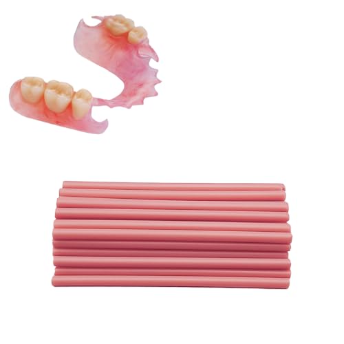 Gum Material - for Repairing Missing Teeth and Smile Improvement. Parts of Partial or Full Dentures