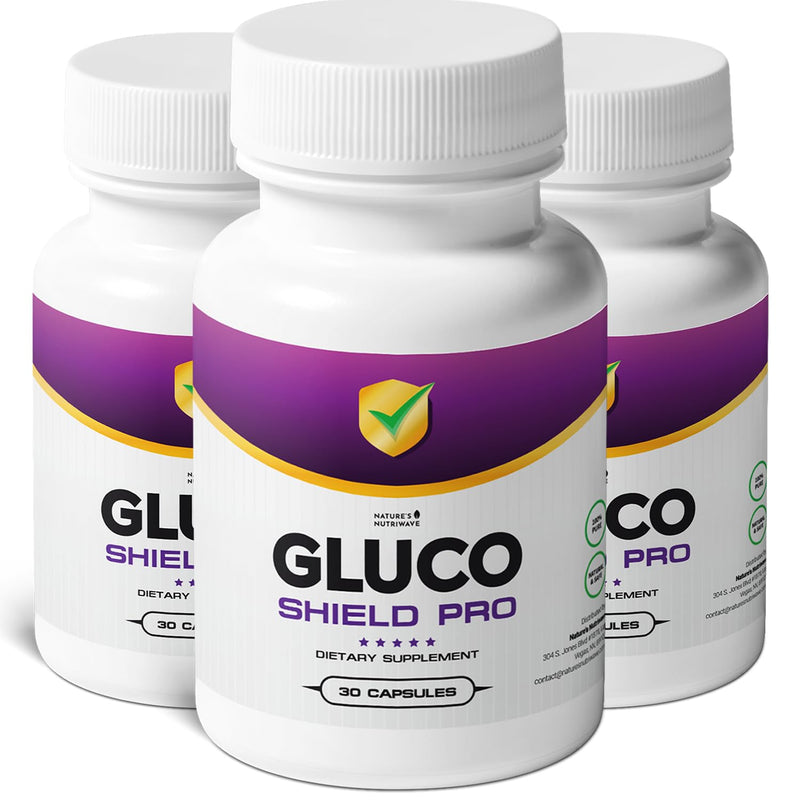 GlucoShield Pro – B1, B2, B6, Magnesium & Zinc – 30 Ct, 3 Month Supply | Also includes Calcium with Vitamins B1, B2, B6, Magnesium & Zinc | Non-GMO, Stimulant-Free, GMP-Certified 30 Count (Pack of 3)