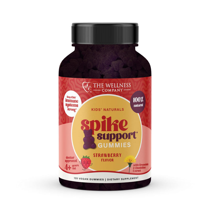Kids Naturals Spike Support Gummies – Year-Round Wellness with Vitamin C, D & Zinc | 120ct (2 Month Supply) 120 Count (Pack of 1)