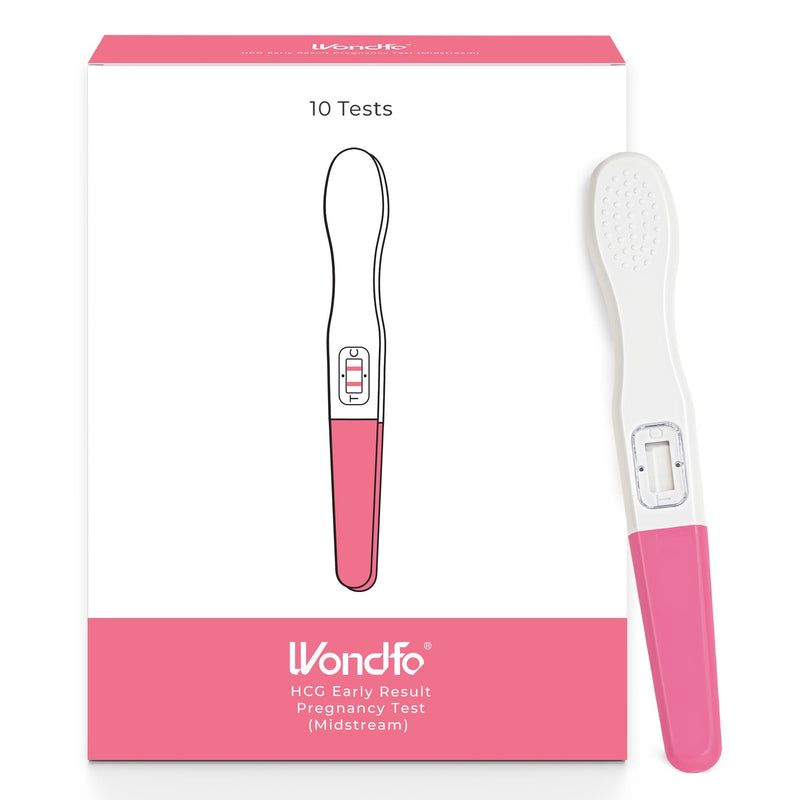 Wondfo Early Result Pregnancy Test Sticks-6 Days Before Missed Period-Rapid Detection at Home Pregnancy Test (10 Pack) 1 Count (Pack of 10) - BeesActive Australia